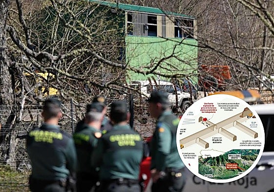 La mina de Cerredo en la que se produjo el accidente.