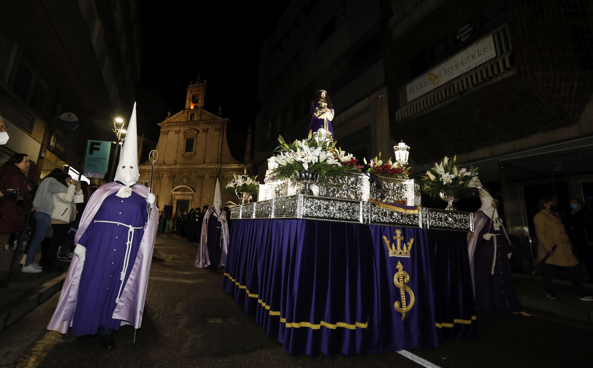 Programa y recorrido de las procesiones del Martes Santo en Palencia