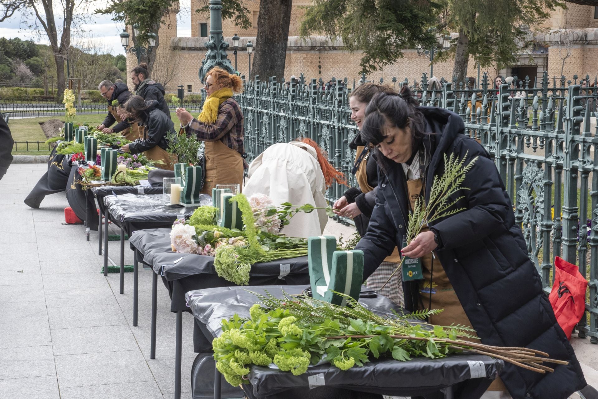 Fotos: Segovia busca al mejor artesano florista de España