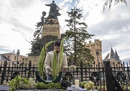 Pruebas para elegir en Segovia al mejor artesano florista de España