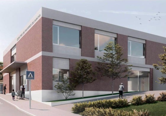 Proyecto del futuro Centro de Mayores de Zaratán.