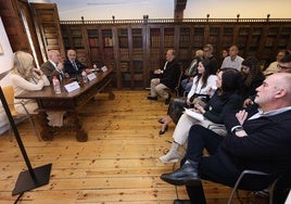 Presentación en la Casa de Cervantes del fallo del Premio de Novela Ateneo Ciudad de Valladolid.