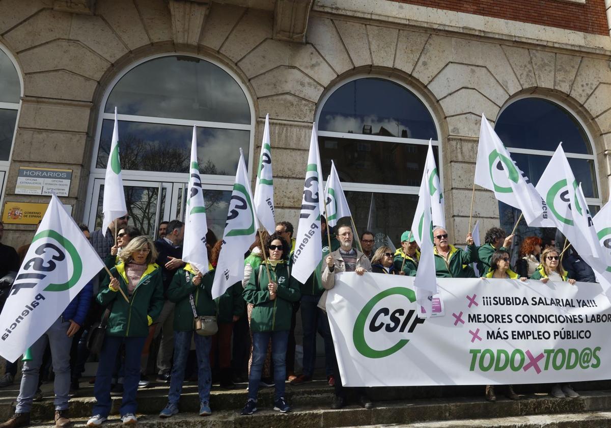Nueva protesta de CSIF por las mejoras laborales de los empleados públicos