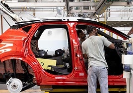 Cadena de montaje de Renault, en una imagen de archivo.