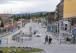 Vista general de la avenida Padre Claret de Segovia.