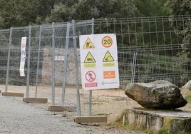 Obras en el entorno de Puente Alta, en Revenga, para adecuar el bombeo a El Espinar.