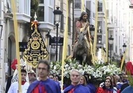 Imagen de archivo de la procesión de Domingo de Ramos en Burgos.