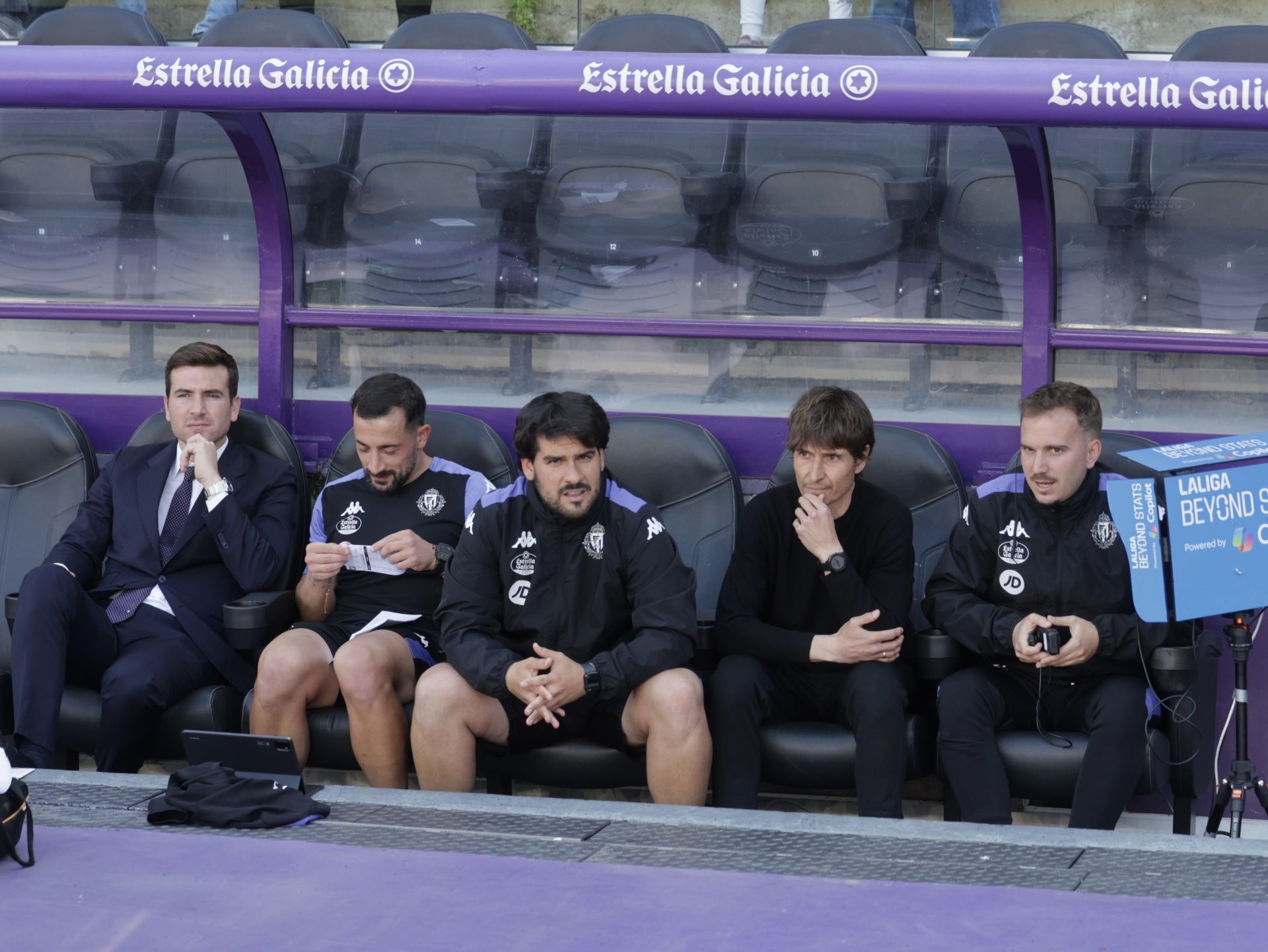 Las imágenes del partido entre el Real Valladolid y el Getafe