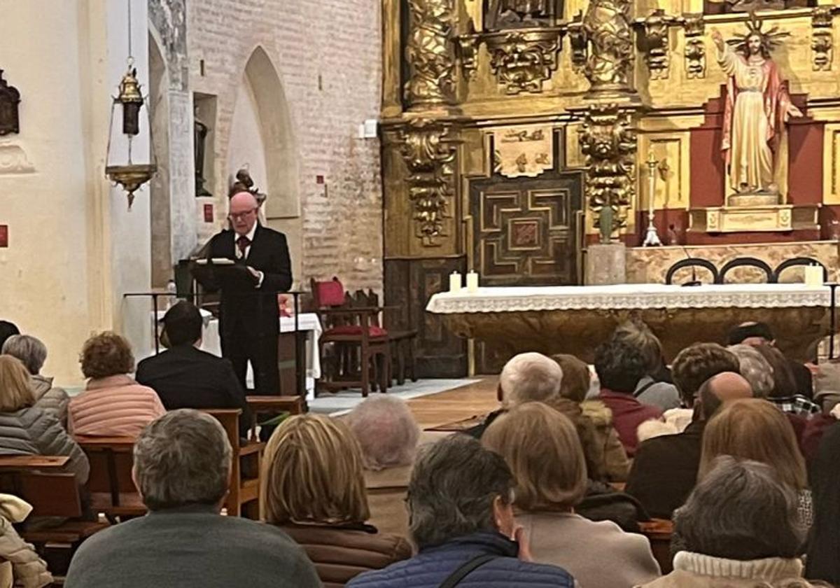 Emoción y sentimiento de José María Conde en el pregón de la Semana Santa de Villalón