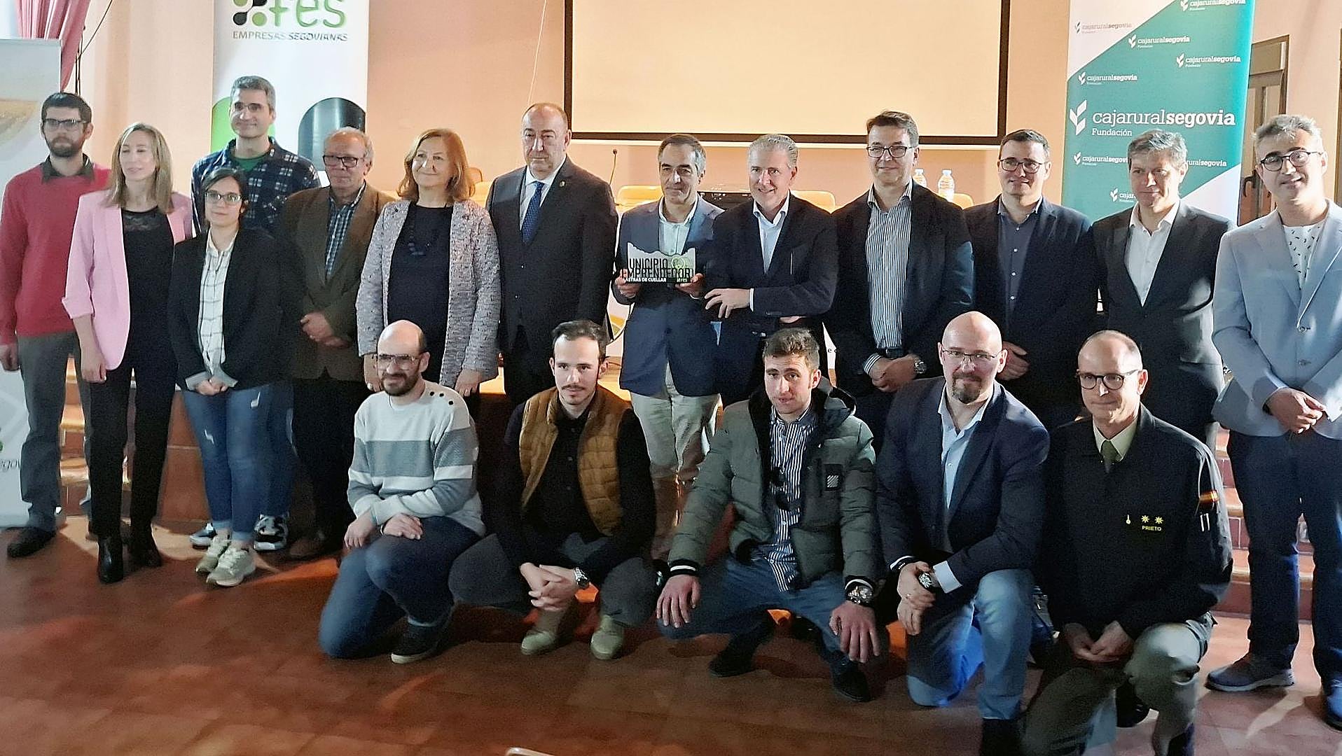 Participantes en la jornada Be Rurals celebrada en Lastras de Cuéllar.