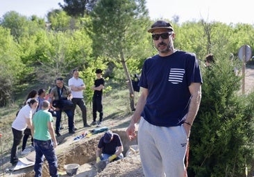Marcos Benito desenterró el colmillo: «Lo vio Javier y vine con piolet y cepillo»