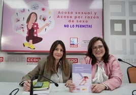 Rueda de prensa de CC OO Castilla y León, este miércoles.