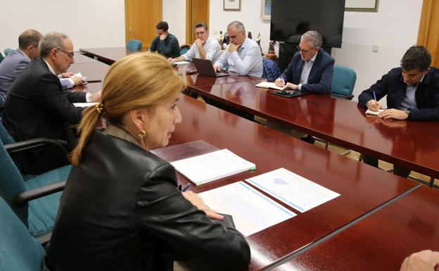 Reunión, este miércoles, de la mesa de trabajo del Plan Territorial de Fomento de Segovia.