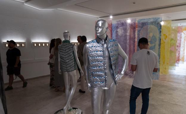 Exposición 'Encapsulados' en la sala 0 del Patio Herreriano en julio del año pasado.