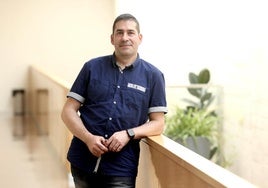 Roberto Cortés, experto en inteligencia artificial, antes de la charla organizada por CSIF.