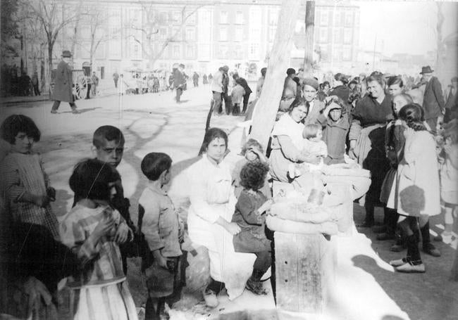 Romería del Sudario en la década de 1920 en Campo Grande.
