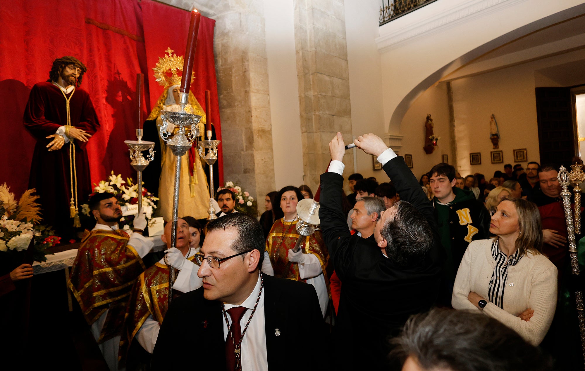 La lluvia obliga a suspender la procesión de la Sentencia