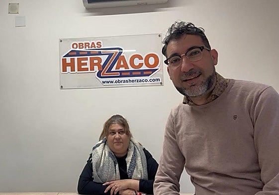 Mónica y Jose Ángel Zamora Cobos, fundadores de Herzaco.