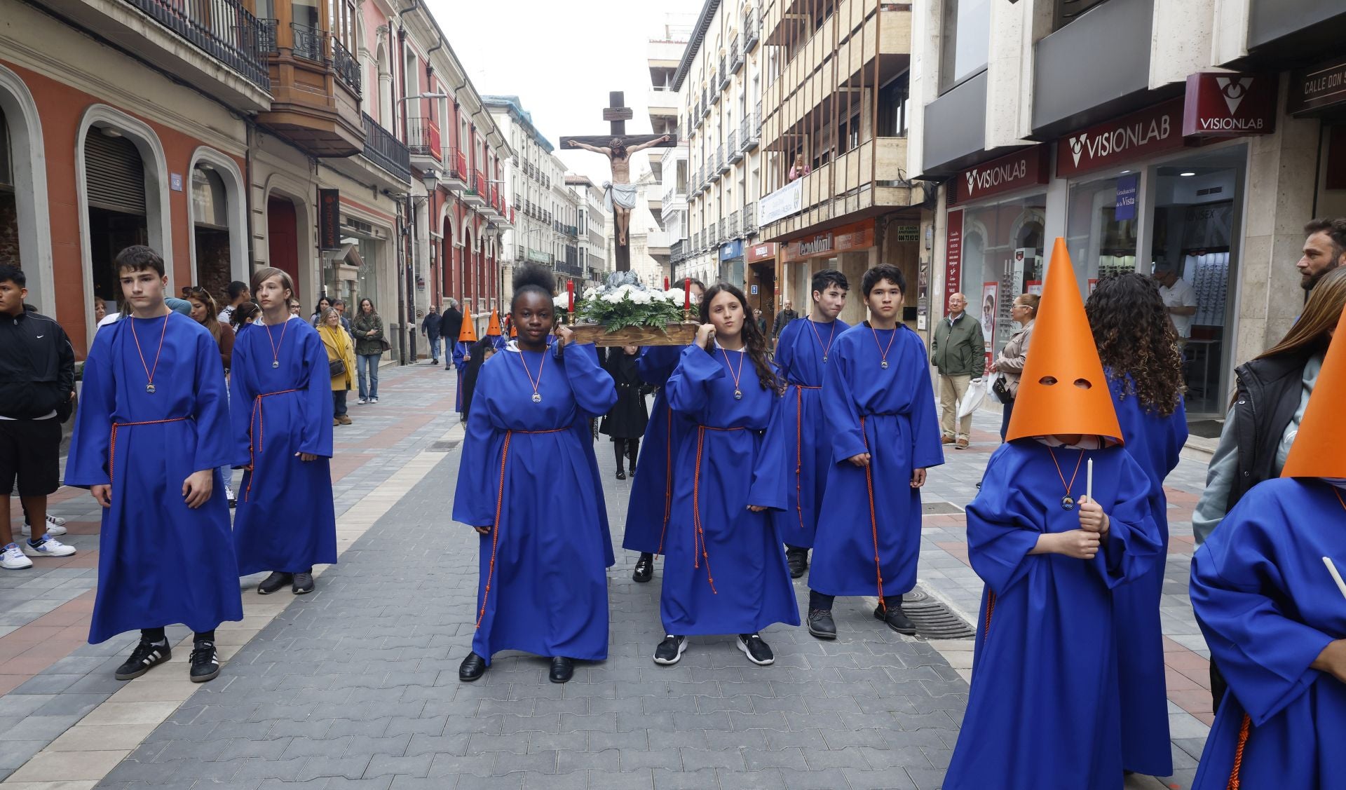 Procesión infantil del Divino Maestro en Palencia