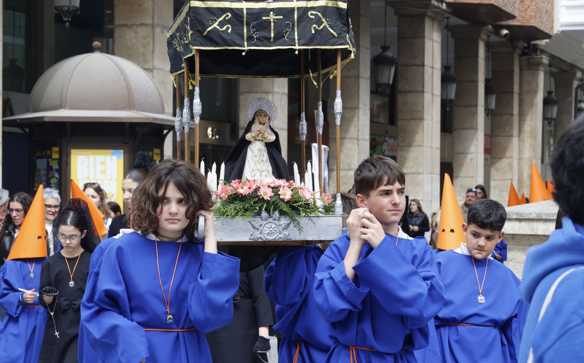 Procesión infantil del Divino Maestro en Palencia