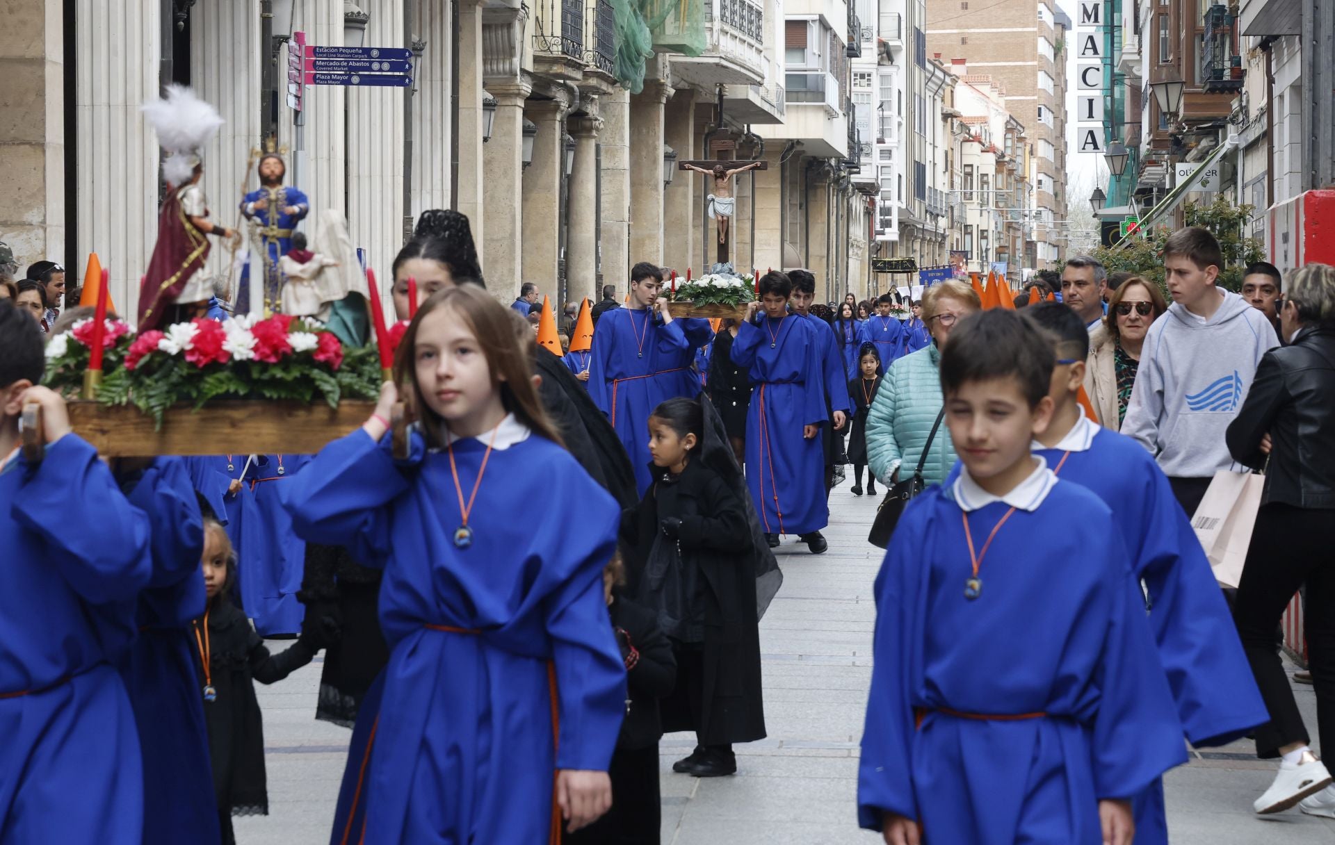 Procesión infantil del Divino Maestro en Palencia