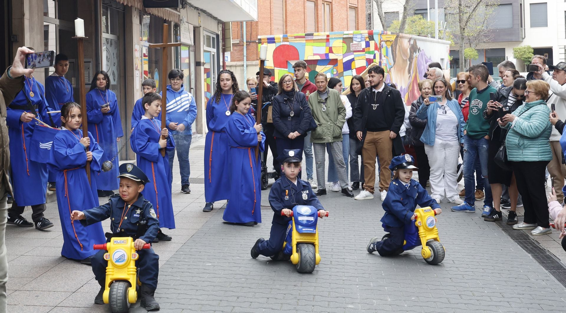 Procesión infantil del Divino Maestro en Palencia