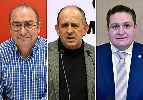 José Antonio Mateo, José Luis Aceves y David Gutiérrez.