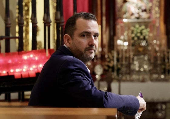 Diego Arias Madero, responsable de Valladolid Cofrade y cofrade de las Angustias.