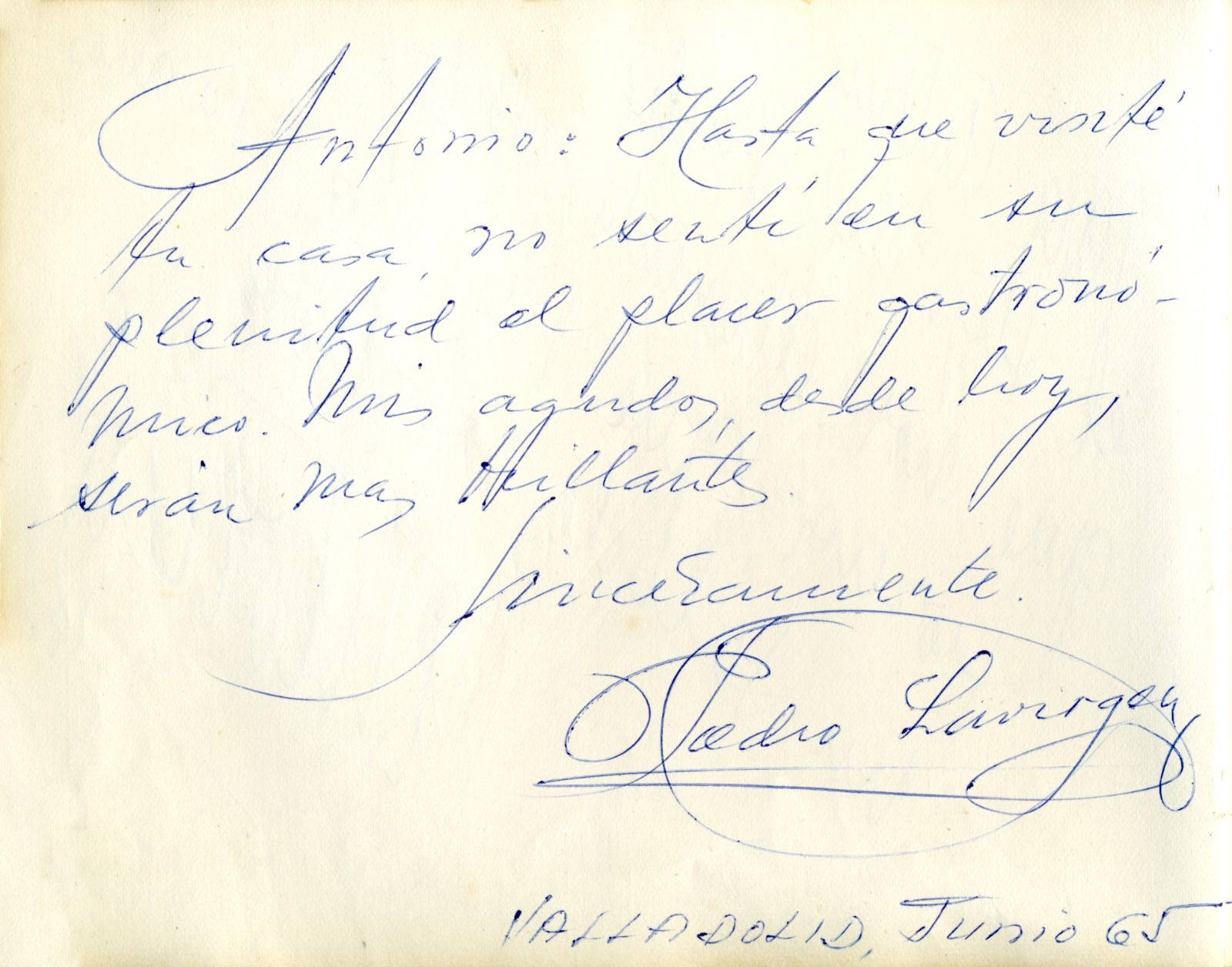 El libro de autógrafos del restaurante Suazo de Valladolid
