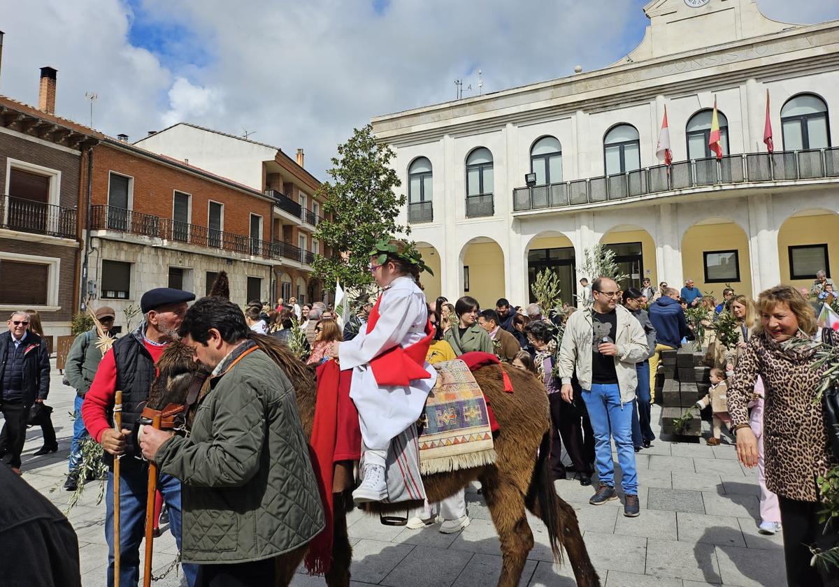 La procesión de la Borriquilla en los pueblos de la provincia de Valladolid