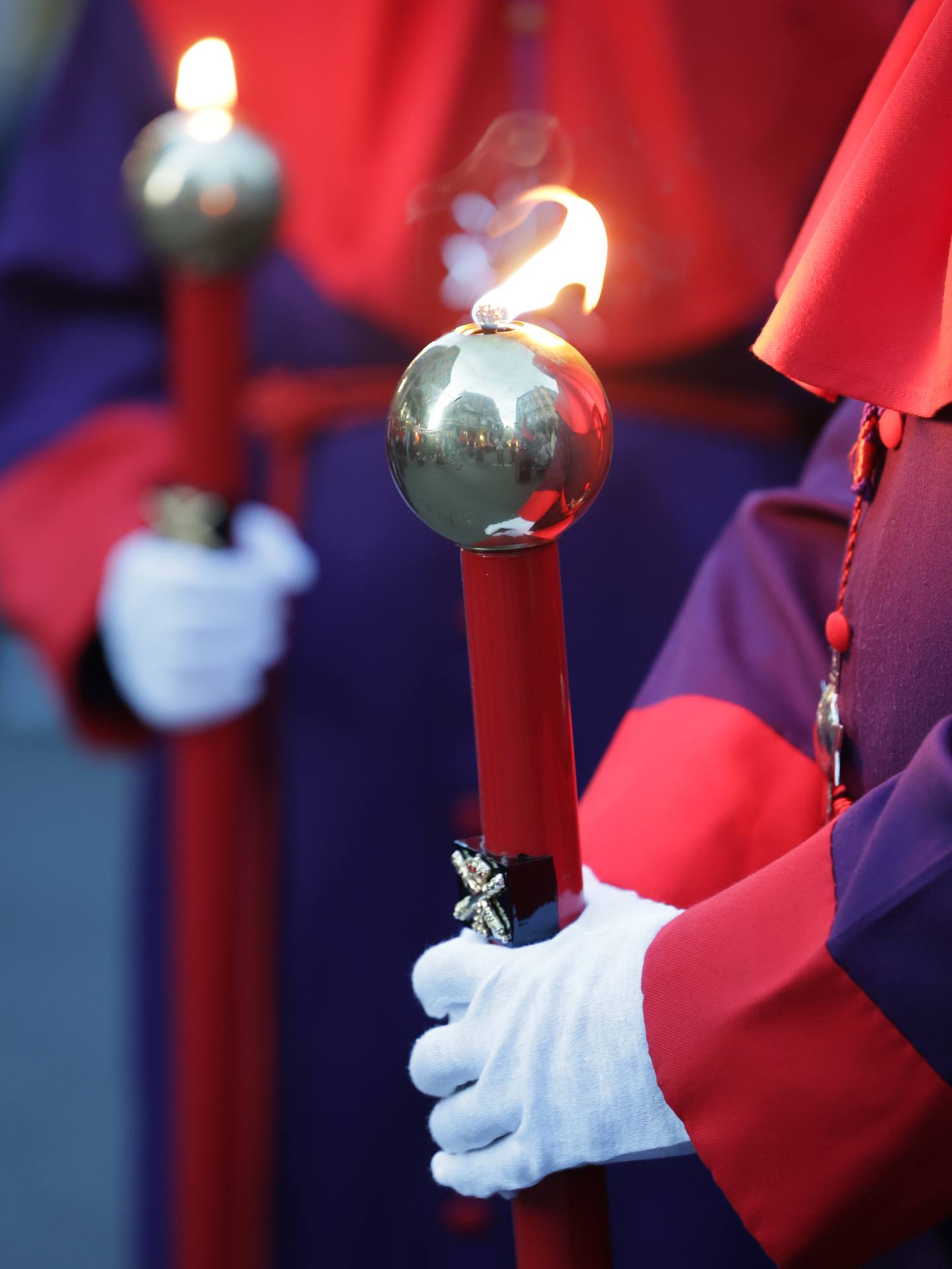 Las imágenes de la procesión del Santísimo Rosario del Dolor
