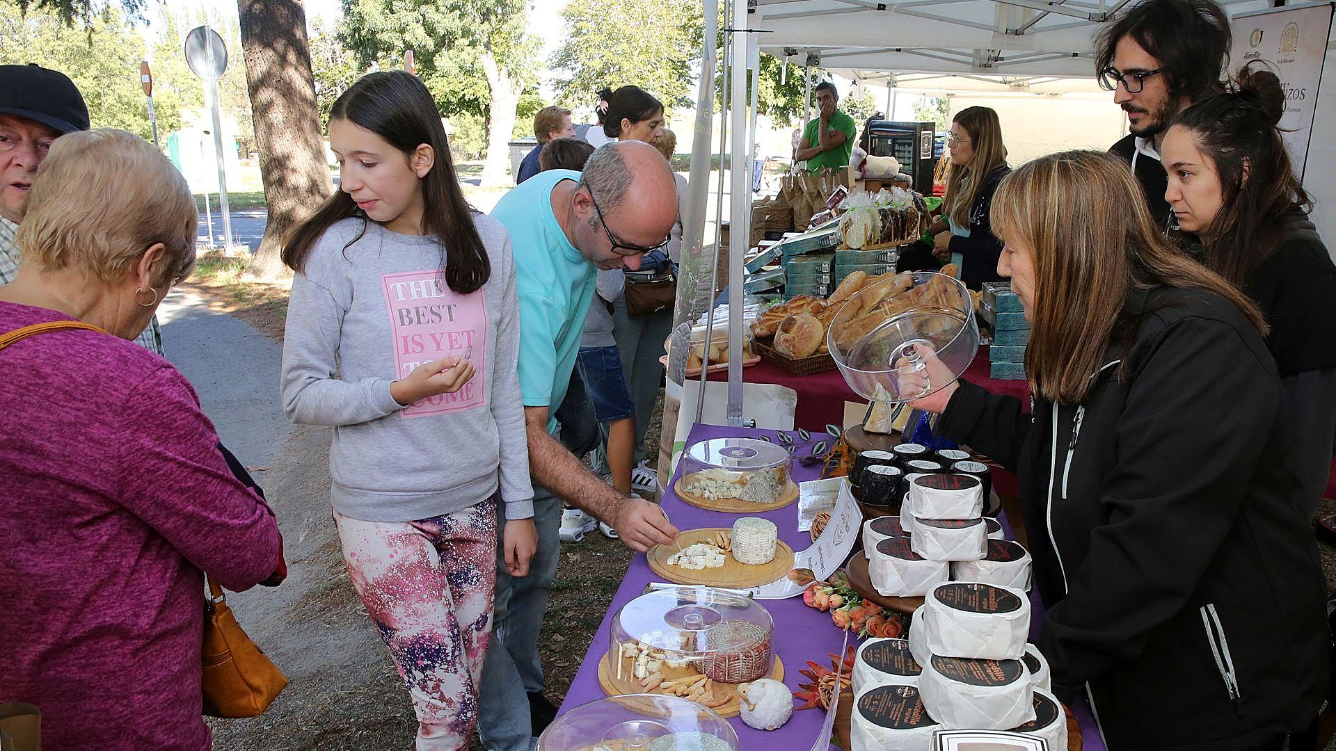 Una edición anterior de una feria de Alimentos de Segovia.