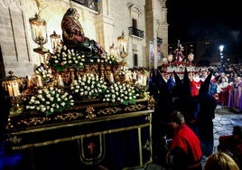 Imágenes de la procesión del Encuentro celebrada este martes en Valladolid