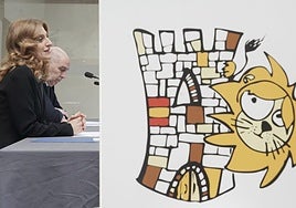 Mar Sancho, viceconsejera de Acción Cultural, junto a Carlos Martín Tobalina, viceconsejero de Economía y Competitividad, presentan la participación de la Junta en la Exposición Universal de Osaka.