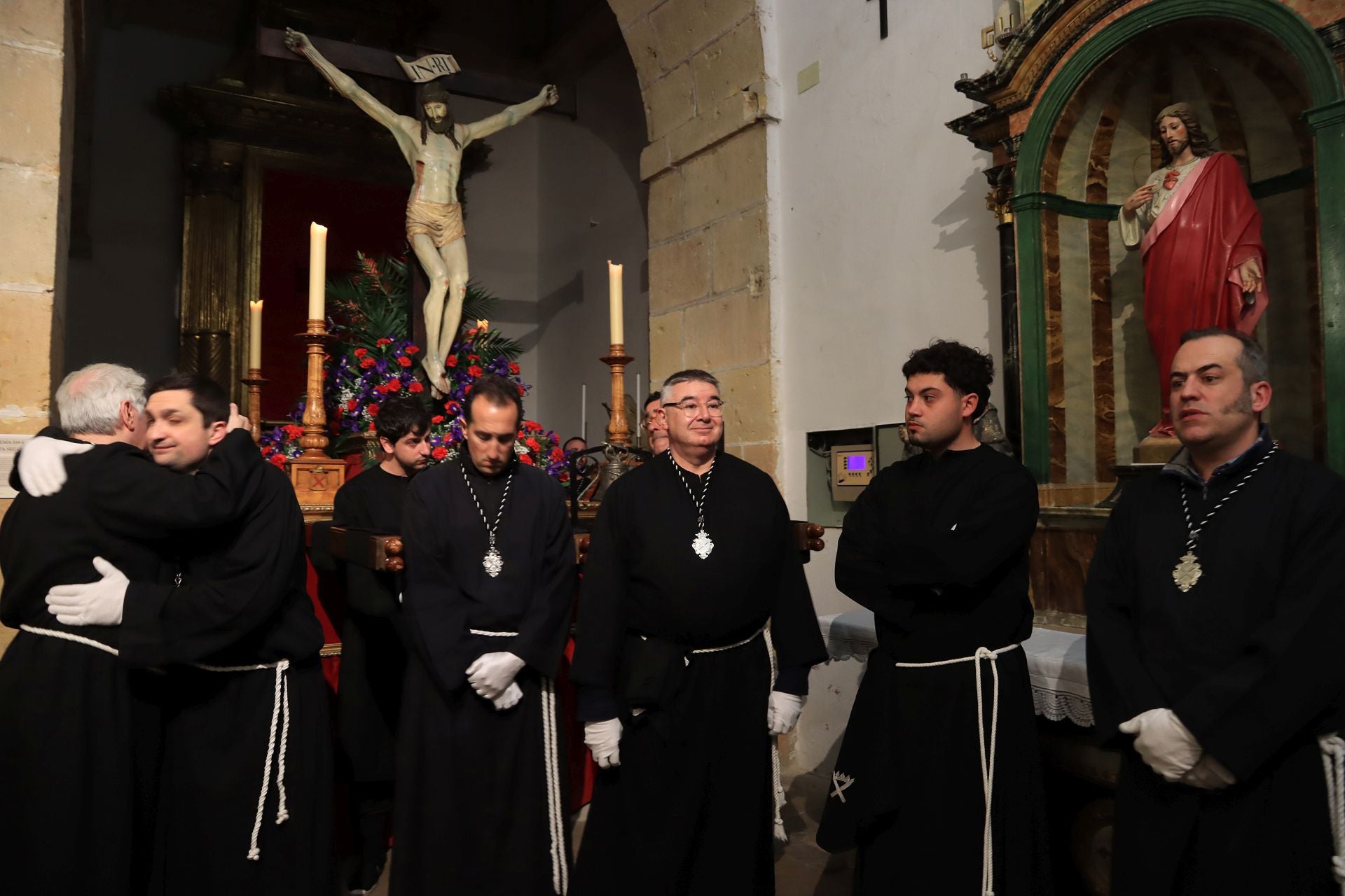 El vía crucis de San Andrés, en imágenes