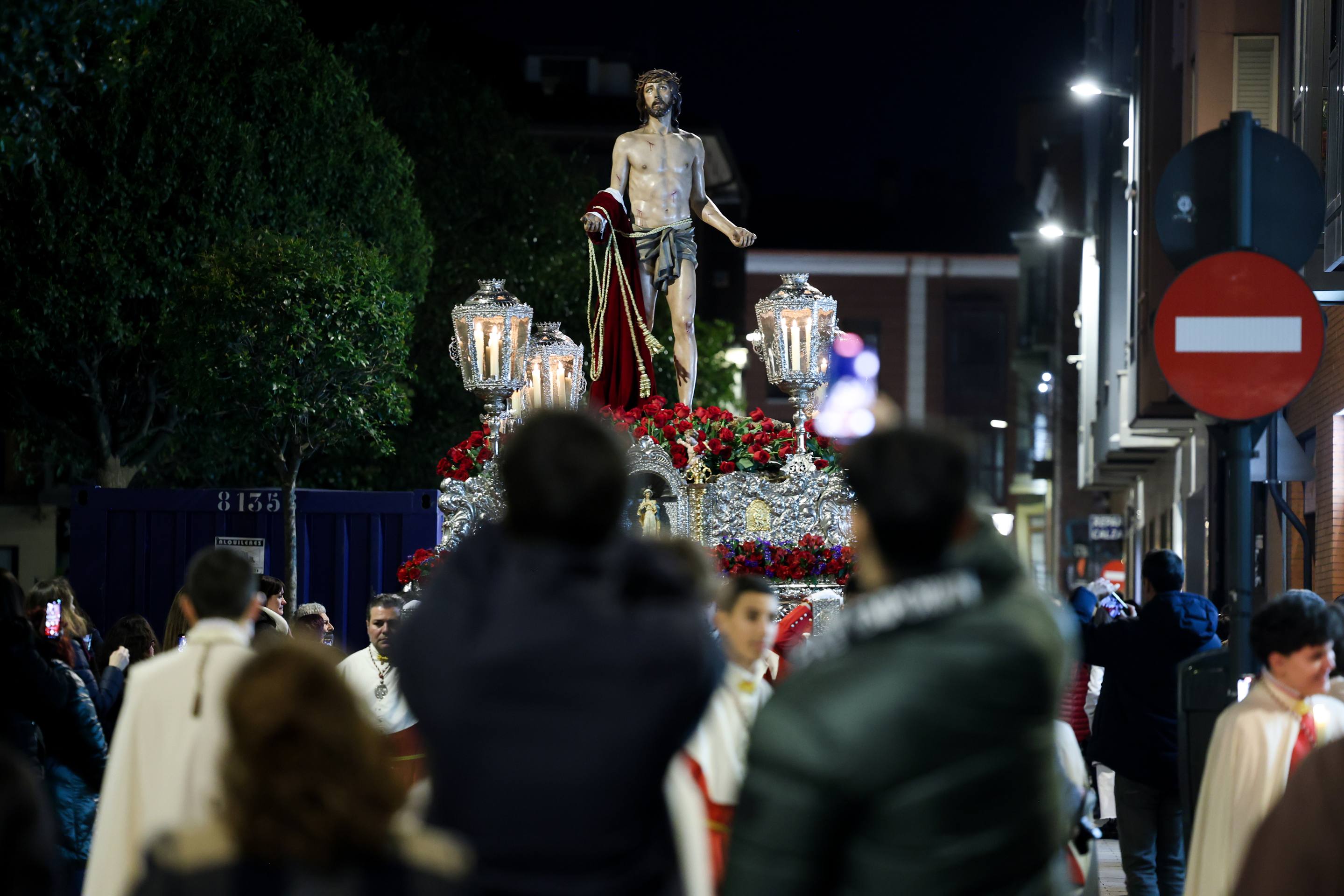 Las imágenes de la procesión del Santísimo Cristo Despojado y Nuestra Señora de la Amargura, en imágenes
