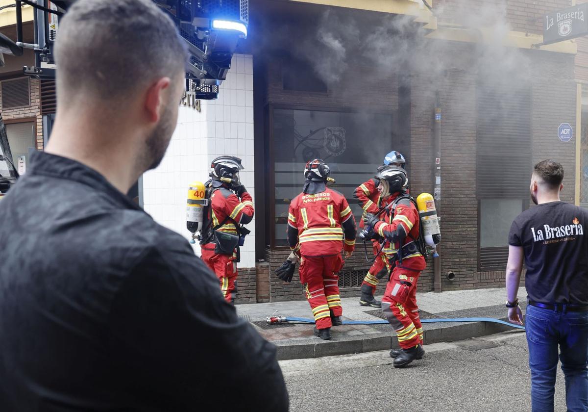 Incendio en el restaurante La Brasería