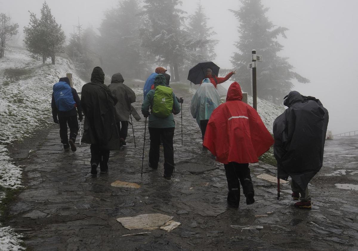 Golpe invernal que ha sacudido esta semana y que se repetirá el fin de semana en zonas de montaña.
