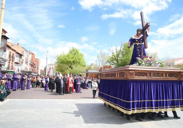 La procesión del Encuentro, en imágenes