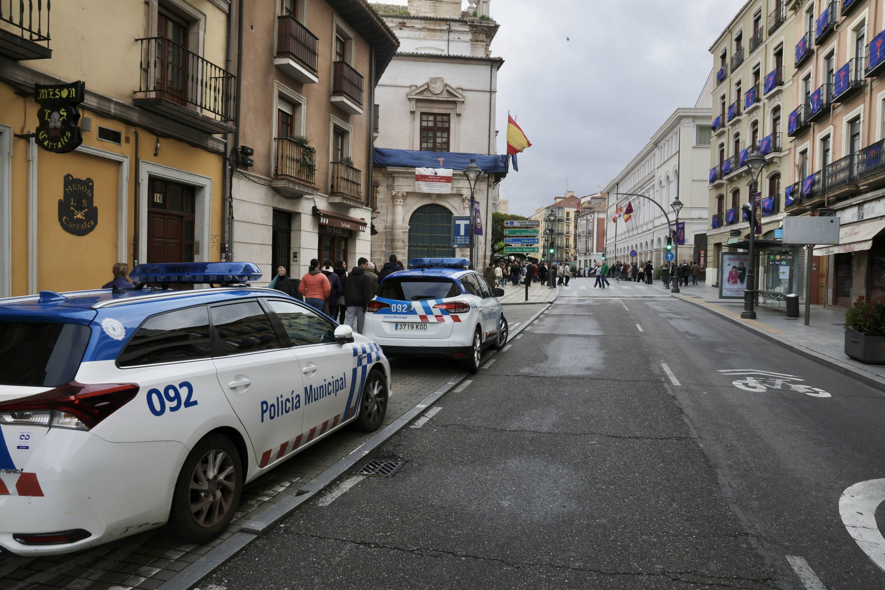 Las imágenes de la suspensión de la Procesión General del Viernes Santo