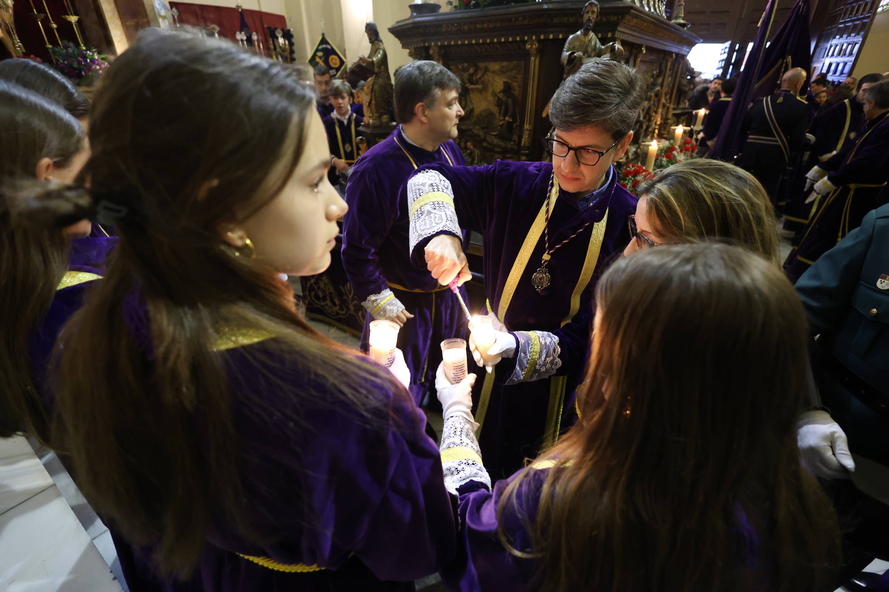 Las imágenes de la suspensión de la Procesión General del Viernes Santo
