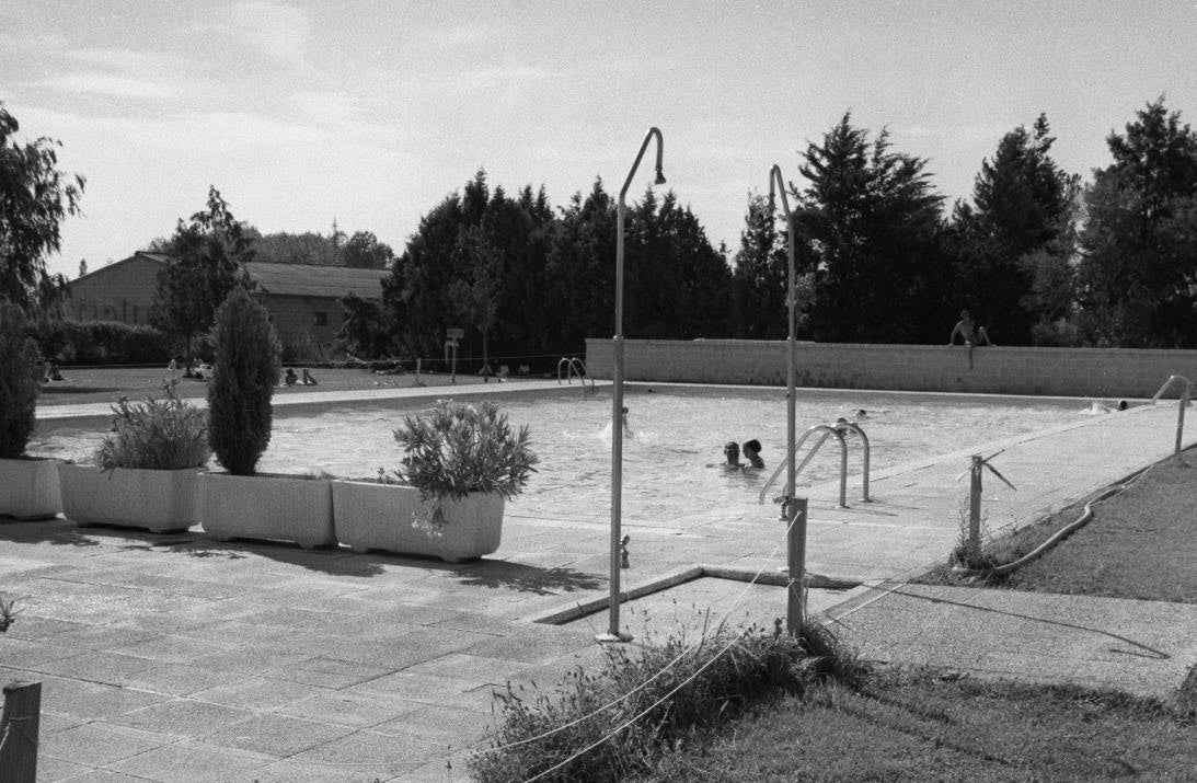 Las piscinas municipales en una imagen de agosto de 1996.