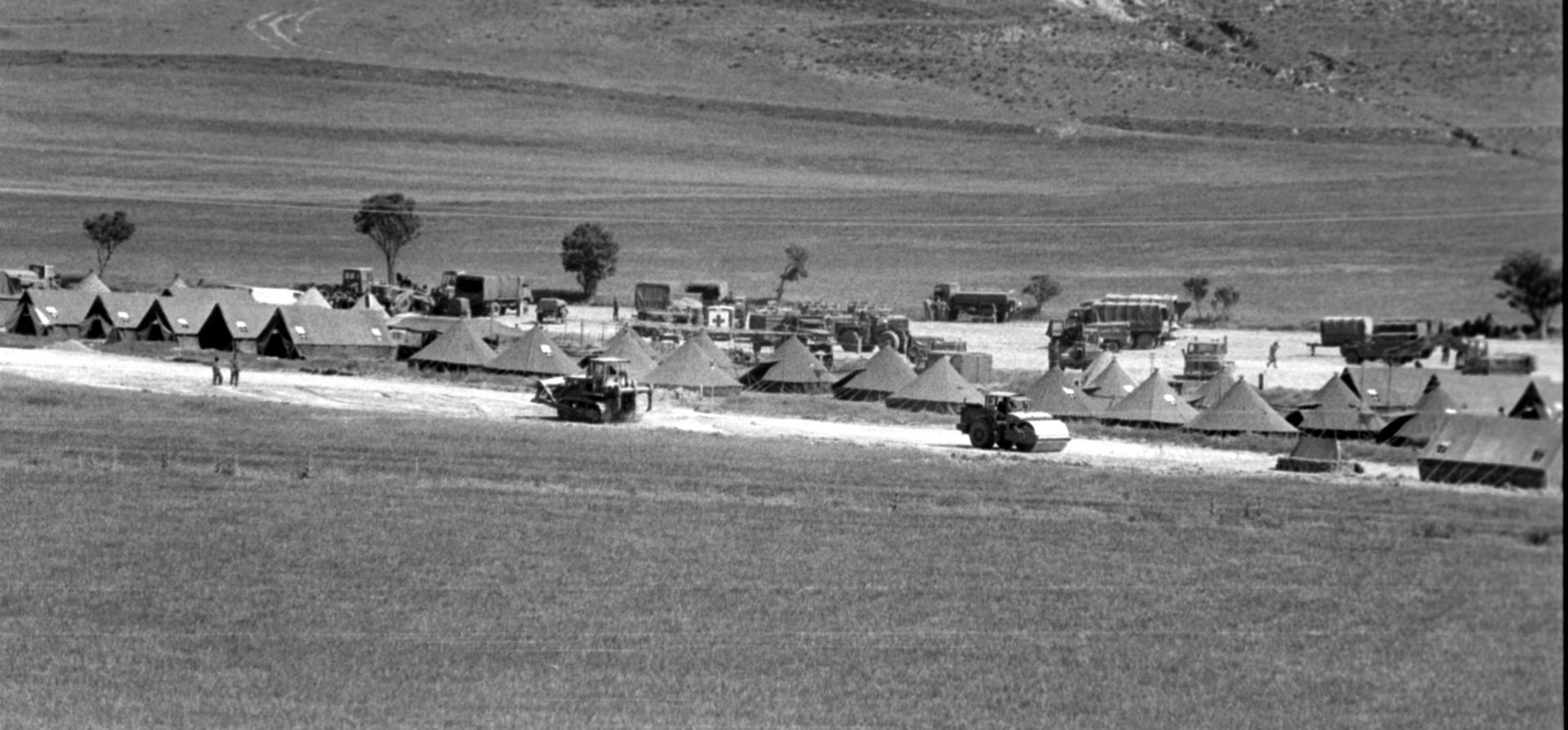 Maniobras EPING 7001 y 7002 en la zona militar de Renedo-Cabezón. Junio de 1985.