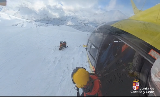 Evacuados en helicóptero tres montañeros que realizaban una ruta en Ávila