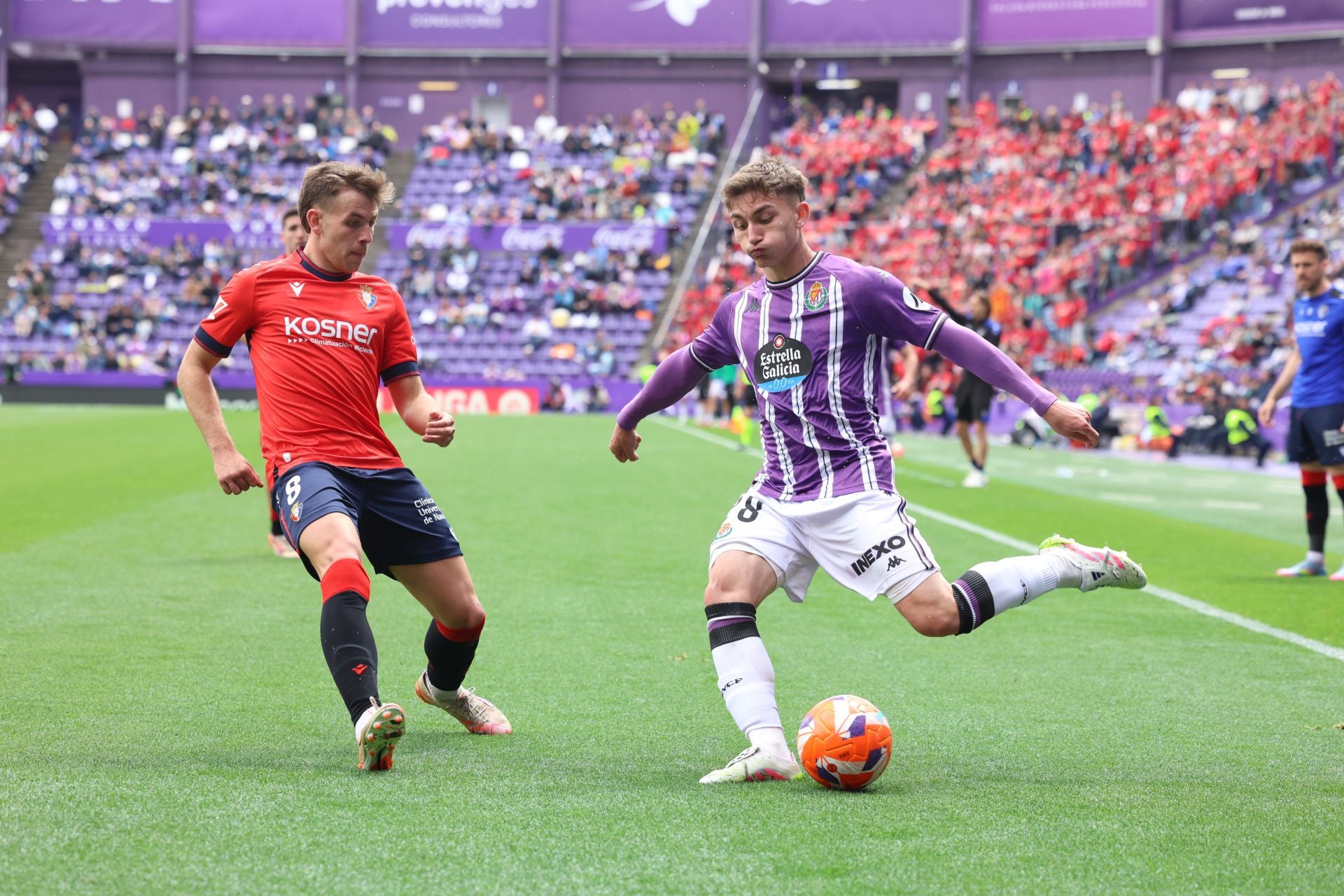Las imágenes de la derrota del Real Valladolid ante el Osasuna