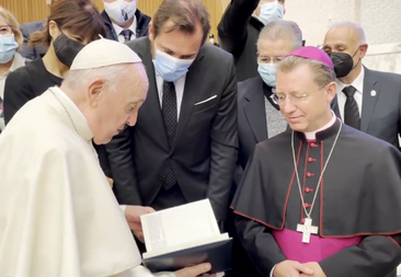 El Papa que animó a los vallisoletanos a seguir adelante