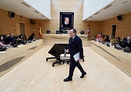 El presidente del Consejo de Cuentas de Castilla y León, Mario Amilivia.