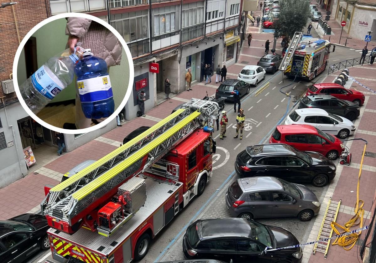 Un incendio mantiene sin luz ni agua a 16 familias de la calle Imperial