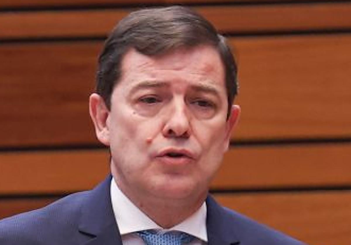 El presidente de la Junta, Alfonso Fernández Mañueco, en una imagen de archivo.