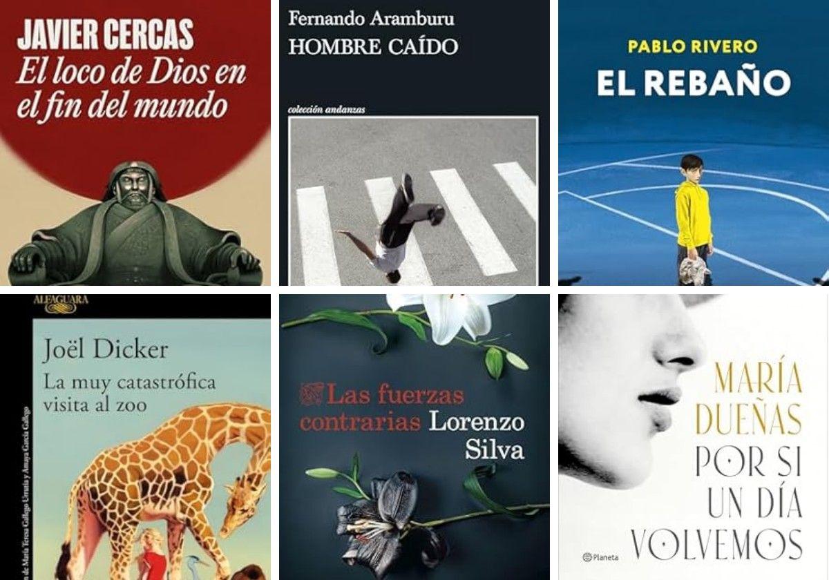 Seis de los libros recomendados para el Día del Libro.